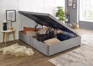 SideLift Storage Divan Base – Smart Access, Hidden Space