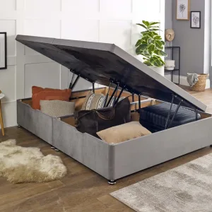 Luxury Side Lift Ottoman Storage Divan Bed Base