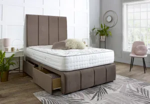 Milan Elite Divan Bed – Premium Tall Headboard Design