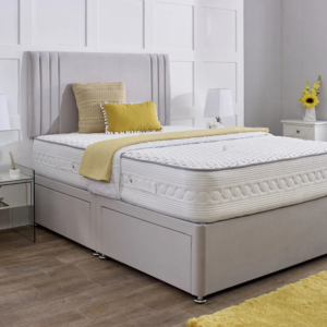 Dreamoria Sleep – Valencia Divan Bed Valencia Divan Bed, luxury divan bed with storage UK, divan bed 30 colors, Valencia bed, luxury divan bed,