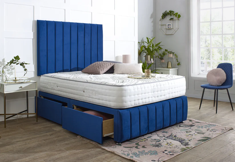 Savannah Divan Bed Set with Sculpted Headboard And Footboard