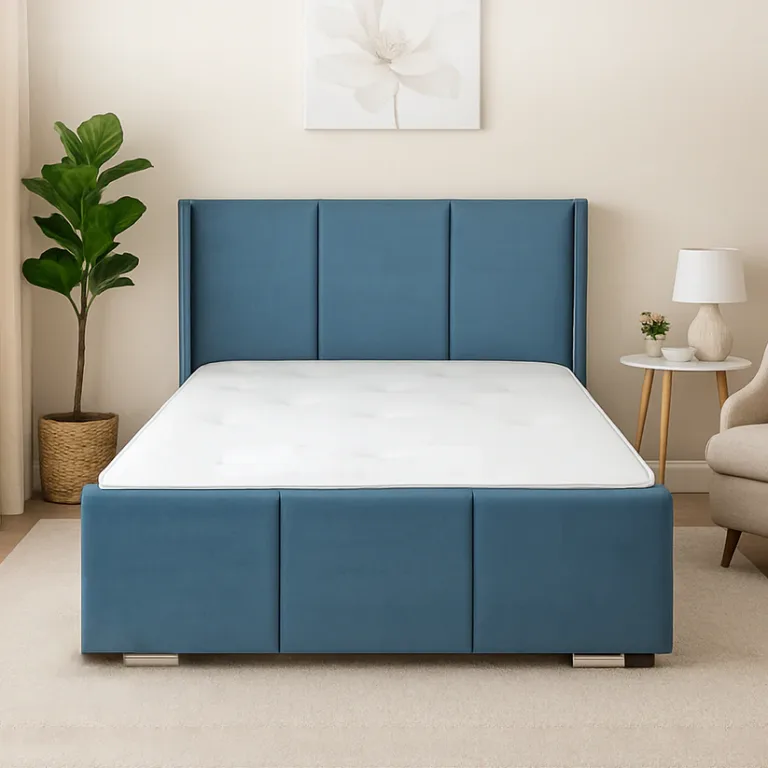 Panel Luxe Upholstered Bed