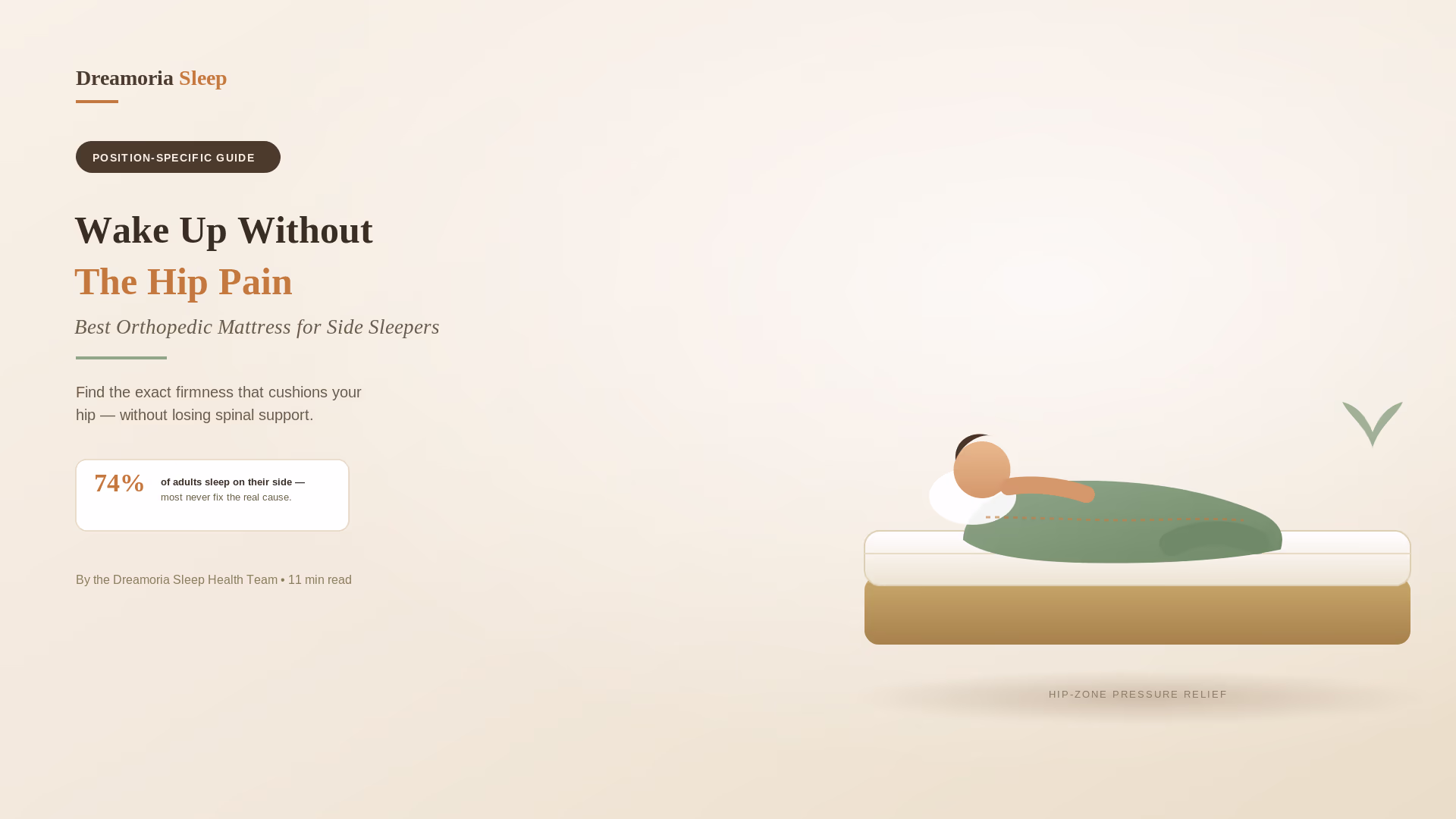 Best Orthopedic Mattress for Side Sleepers With Hip Pain -