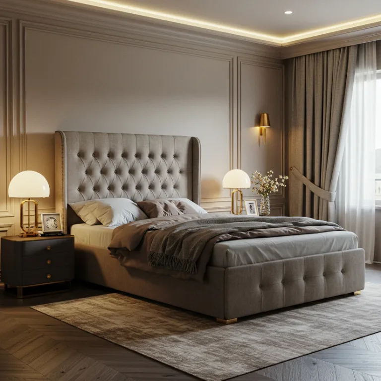 SmartLift Ottoman Storage Bed – Modern Design with Hidden Space
