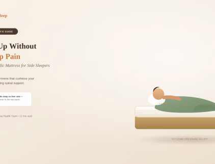Best Orthopedic Mattress for Side Sleepers With Hip Pain -