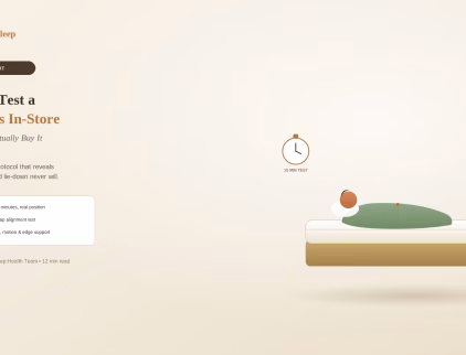 ow to Test an Orthopedic Mattress in the Store | Dreamoria Sleep