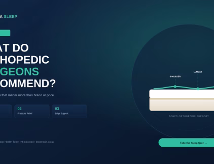Orthopedic Surgeons Recommend Mattress: What Actually Matters | Dreamoria Sleep